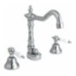 IRIS batteria lavabo canna girevole con scarico finitura cromo