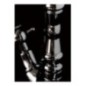IRIS monoforo lavabo con scarico finitura cromo