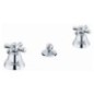 MAYA batteria bidet norton con scarico finitura cromo