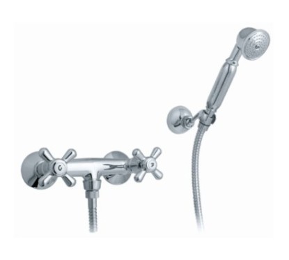 MAYA gruppo doccia esterno con duplex finitura cromo