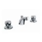 ECO2 batteria lavabo con scarico finitura cromo