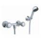 ECO2 gruppo doccia esterno con duplex finitura cromo