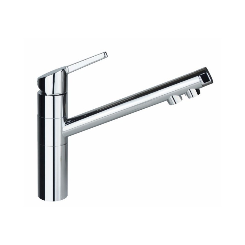 TEKNO monocomando lavello a 3 vie finitura cromo
