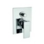 MANHATTAN monocomando doccia incasso con deviatore e piastra minimal finitura graphite