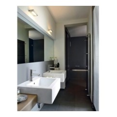 DOMUS miscelatore monocomando per lavabo finitura bianco opaco