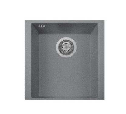ONE 41.10ST Lavandino cucina ad una vasca finitura nanostone N6 deep black