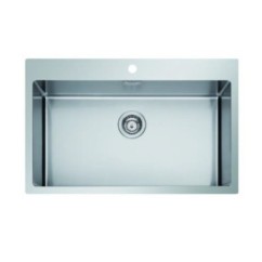 MAKI MIX-R lavello in acciaio inox a una vasca finitura satinato