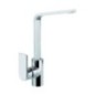 MIG10 miscelatore monocomando con canna rettangolare a L finitura nanostone N4 urban grey
