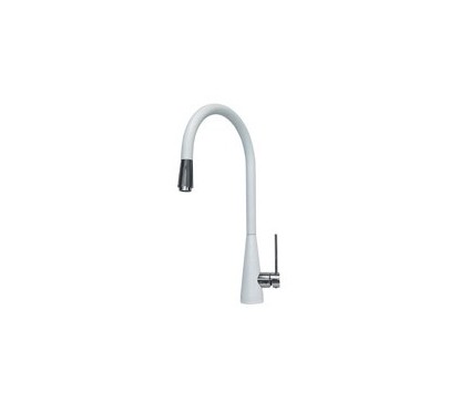 NEWMIX80 miscelatore monocomando con canna tonda finitura microultragranit 72 tartufo