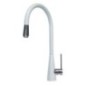 NEWMIX80 miscelatore monocomando con canna tonda finitura nanostone N4 urban grey
