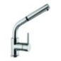 VENMIXEXT miscelatore monocomando con doccia estraibile finitura cromo/microultragranit 72 tartufo