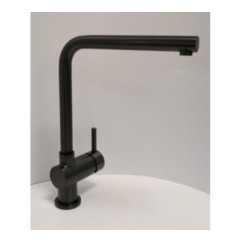 COLORADO miscelatore lavello cucina in acciaio inox finitura nero pvd