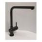 COLORADO miscelatore lavello cucina in acciaio inox finitura nero pvd