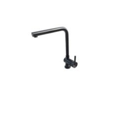 COLORADO miscelatore lavello cucina in acciaio inox finitura nero pvd
