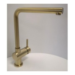 COLORADO miscelatore lavello cucina in acciaio inox dorato