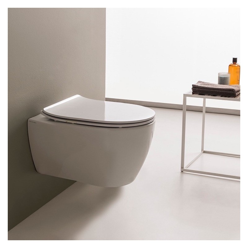 MOON CLEAN FLUSH wc vaso sospeso + coprivaso