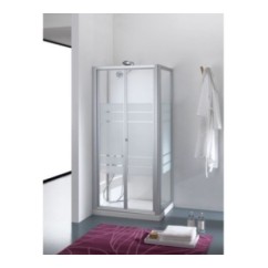 BOREAS 88/93 H180 profilo BIANCO pannello ACRILICO