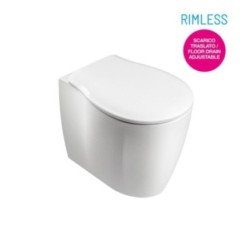 FORMOSA Vaso a terra con coprivaso TAKE OFF con caduta rallentata