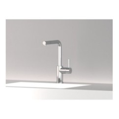 MICRON monocomando lavello cucina con doccetta estraibile  finitura cromo