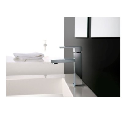 SLIM miscelatore monocomando per lavabo finitura rame opaco