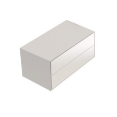 CORE  contenitore bagno sospeso cm.90 con due cassetti finitura bianco mat