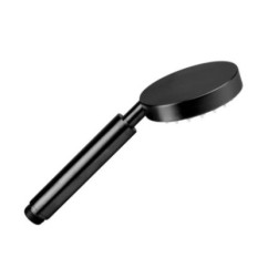 Doccetta a paletta diam. 90 in acciaio inox finitura nero