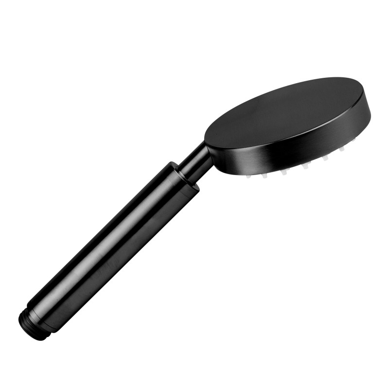 Doccetta a paletta diam. 90 in acciaio inox finitura nero
