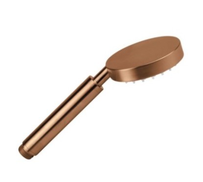 Doccetta a paletta diam. 90 in acciaio inox finitura bronzo