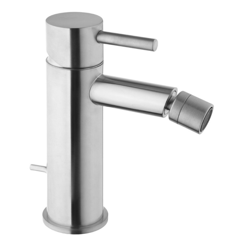 DMB Miscelatore bidet inox 316L con scarico finitura lucido