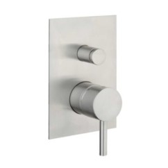 DMB Miscelatore monocomando vasca-doccia incasso Inox 316L finitura lucido
