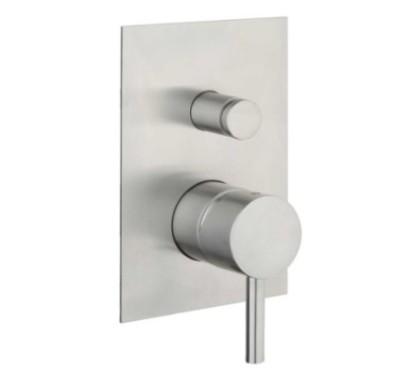 DMB Miscelatore monocomando vasca-doccia incasso Inox 316L finitura lucido