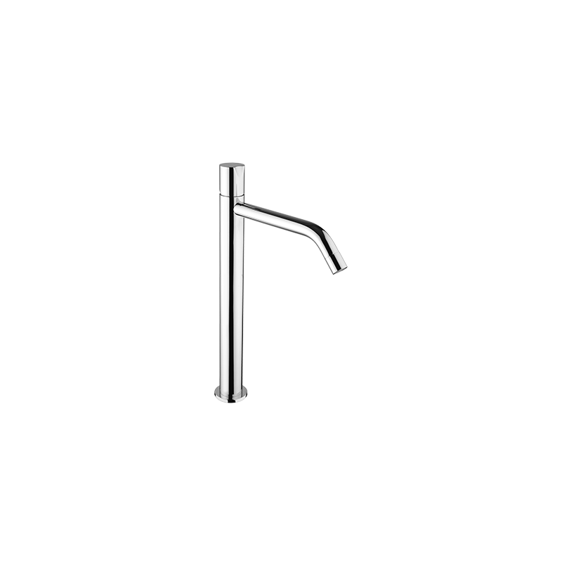 ARKA miscelatore per lavabo alto con bocca lunga h.280mm senza scarico finitura cromo