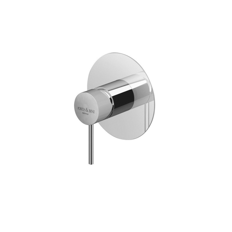 TRENDY Monocomando doccia incasso piastra slim finitura cromo