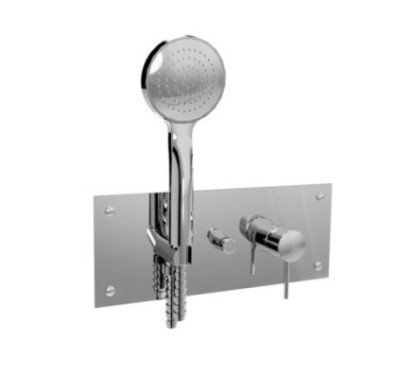 TRENDY Monocomando incasso doccia con deviatore e kit doccia finitura cromo