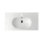 EDEN lavabo sospeso cm 90  monoforo+portasalviette frontale