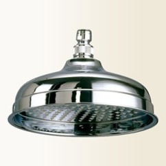 Porta e Bini soffione doccia classico in ottone diam 20 cm finitura cromo