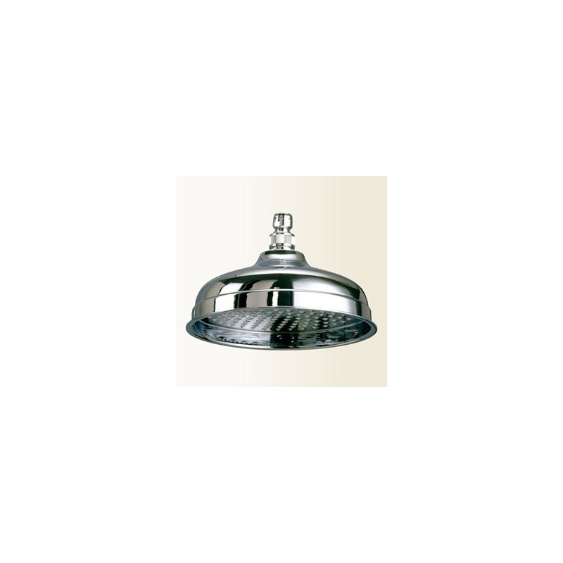 Porta e Bini soffione doccia classico in ottone diam 20 cm finitura cromo