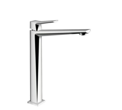 RUBINO monocomando lavabo alto senza scarico  finitura cromo