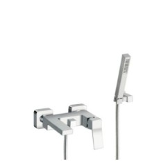 RUBINO monocomando vasca con duplex finitura cromo