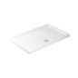 Piatto doccia ceramica rettangolare cm. 120x80 finitura bianco con piletta  bianca altezza 4.5cm