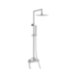 WELLNESS Colonna doccia in ottone con soffione in acciaio inox e miscelatore termostatico