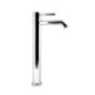 FORMA Monocomando lavabo alto con piletta click-clack finitura cromo