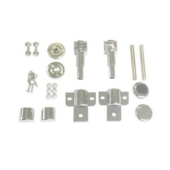 ricambio kit coppia cerniere cromate per porta battente 6 mm Drop modello AP