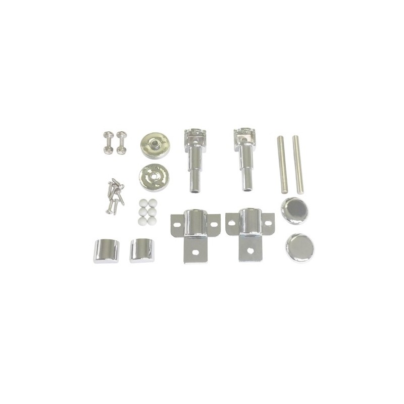 ricambio kit coppia cerniere cromate per porta battente 6 mm Drop modello AP ricambio kit coppia cerniere cromate per porta battente 6 mm Drop modello AP