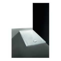 LOW piatto doccia acrilico rettangolare 170x70 con piletta finitura bianco altezza 4cm