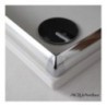 AQUArelax box doccia angolare profili argento lucido e cristallo 6mm trasparente (misura 88/90-118/120 h.195)