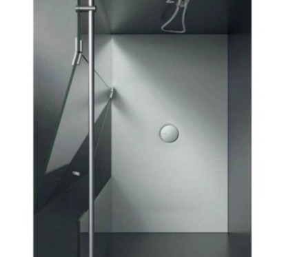 FOLIA Piatto doccia ceramica rettangolare cm. 90x70 finitura bianco altezza 3cm