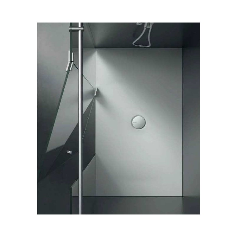 FOLIA Piatto doccia ceramica rettangolare cm. 140x70 finitura bianco altezza 3cm