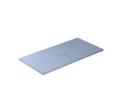 FOLIA Piatto doccia ceramica rettangolare cm. 140x70 finitura ottanio altezza 3cm