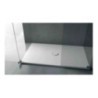 FOLIA Piatto doccia ceramica rettangolare cm. 140x80 finitura bianco altezza 3cm
